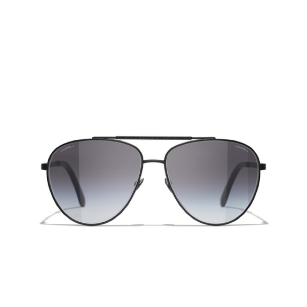 CHANEL pilot sunglasses.